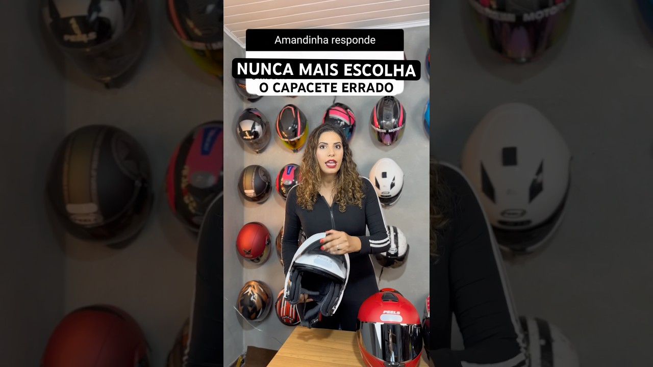 Aprenda a escolher o capacete certo nesse v&iacute;deo 😊 #capacete #moto #motos