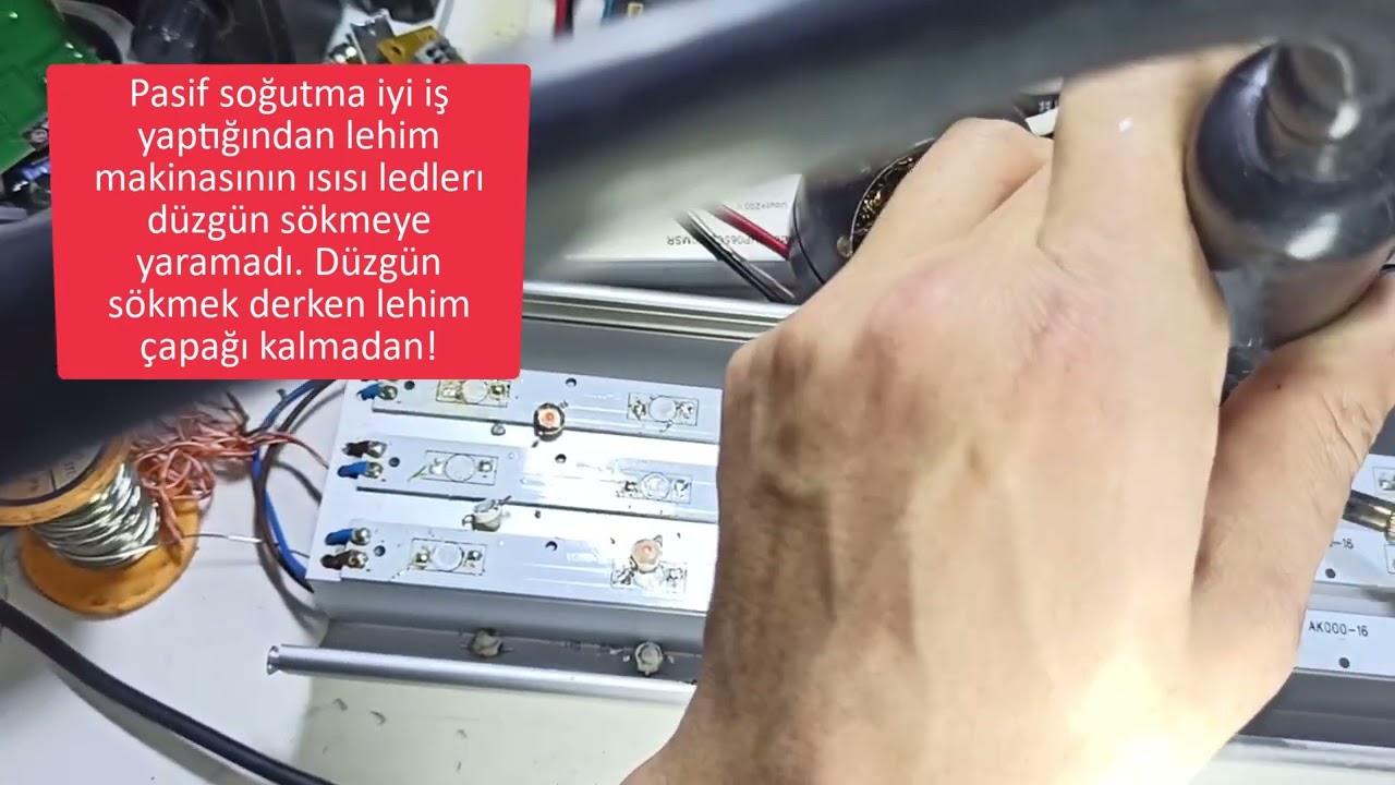 Tatlı su led lambasinin Tuzlu su armatürüne dönüşümü!