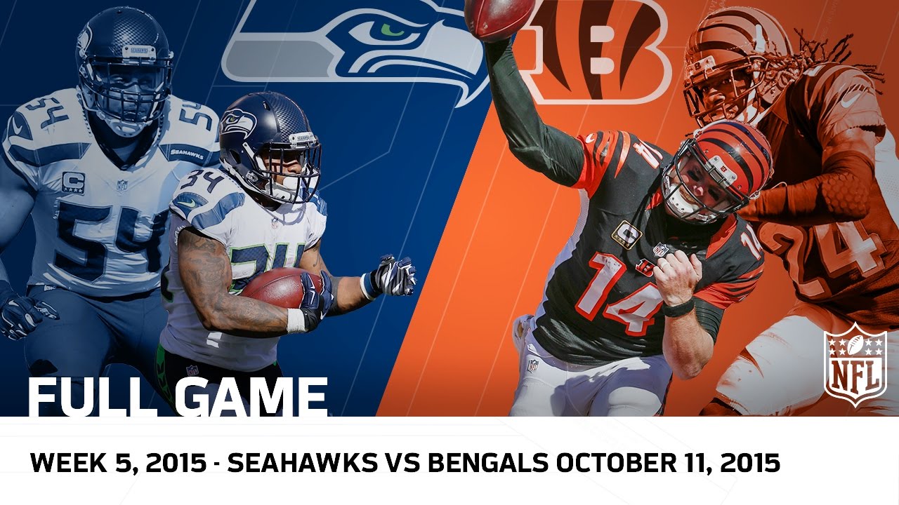 Bengals Big Comeback for OT Win vs. Seahawks (Week 5, 2015) | NFL Full Game