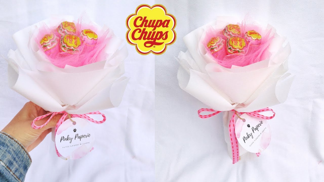 DIY Chupa Chups Lolipop Bouquet - Cara Membuat Buket Permen Chupa Chups