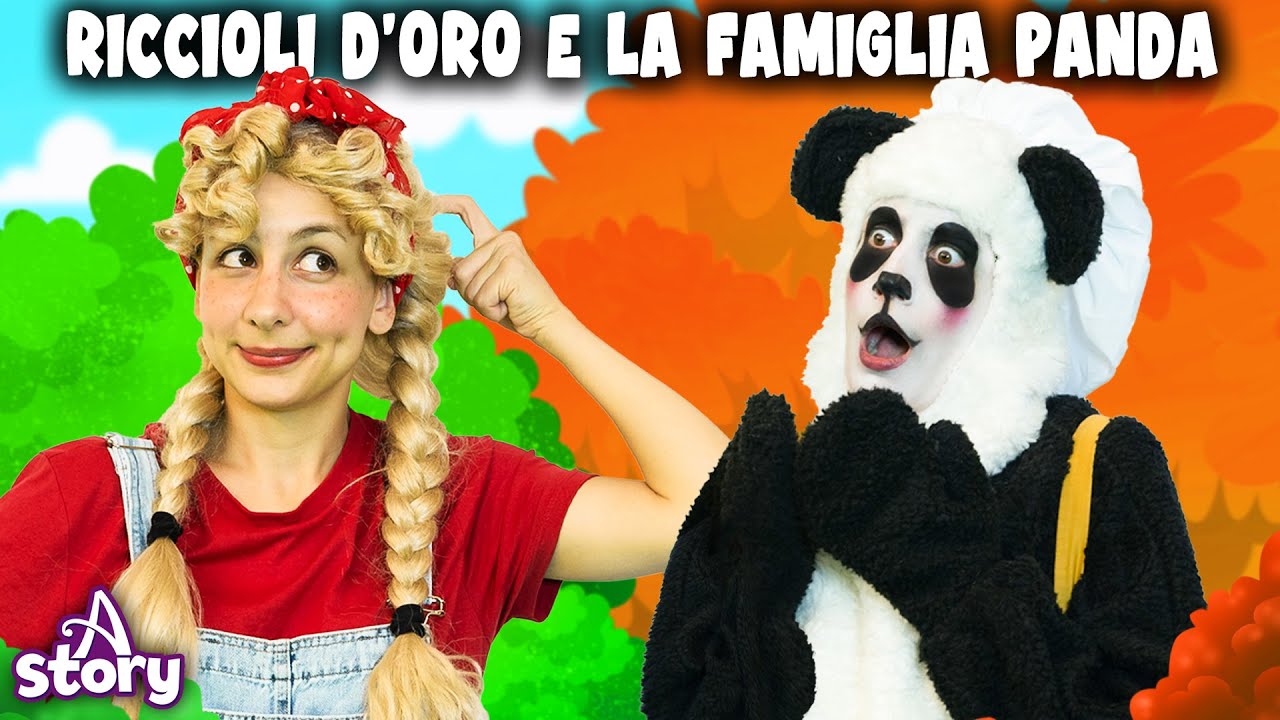 Riccioli d'Oro e la Famiglia Panda | Storie per Bambini Italiano | A Story Italian