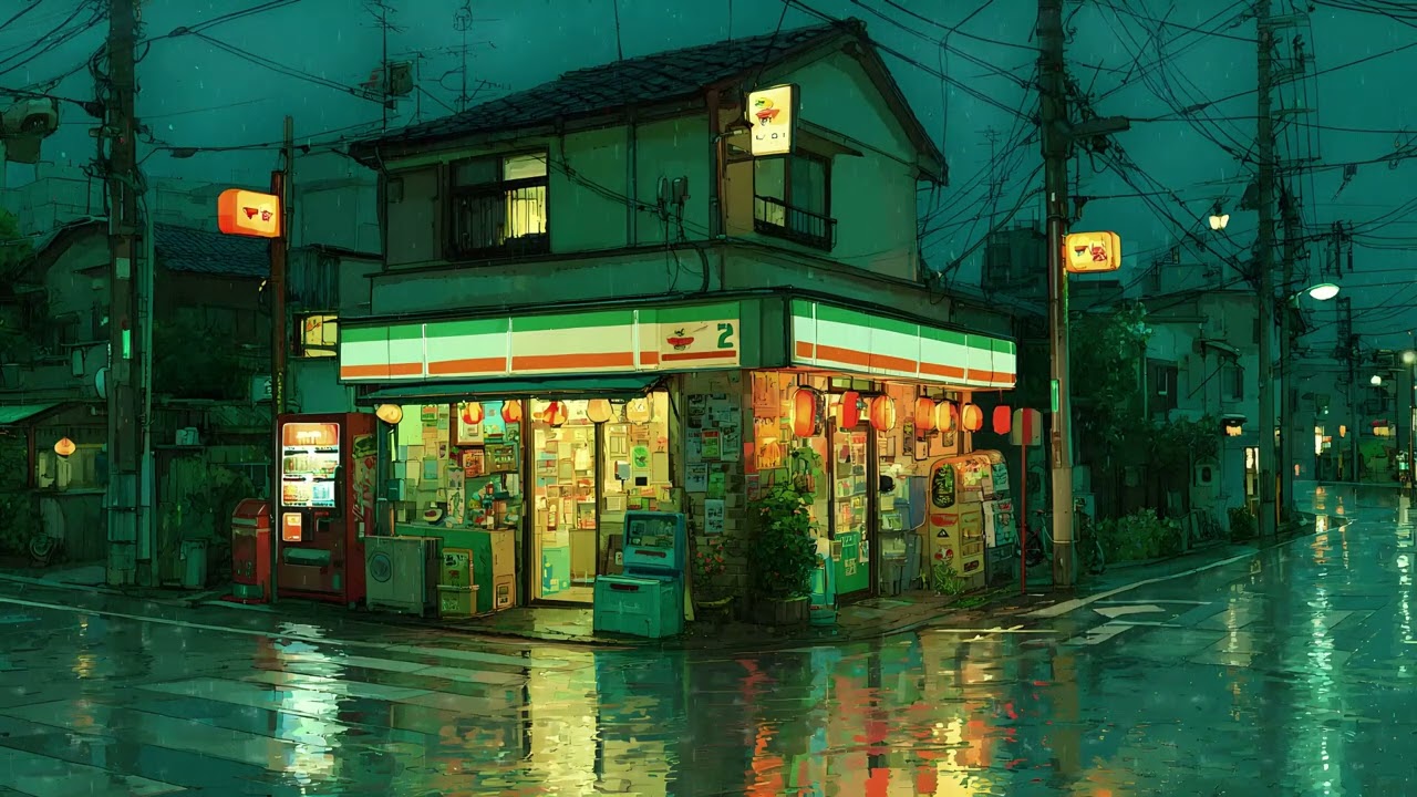 Tokyo After Midnight 🌙 Lofi Sleep with Rain For Sleep