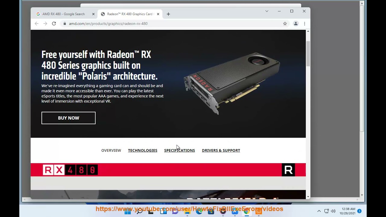 Download & Update AMD RX 480 Graphics Drivers for Windows 11/10/8/7