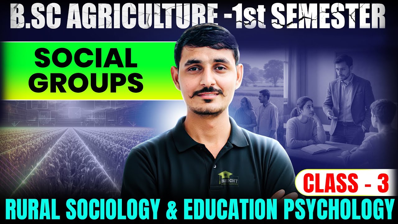 rural sociology & educational psychology  bsc agriculture 1st semester | RURAL SOCIOLOGY