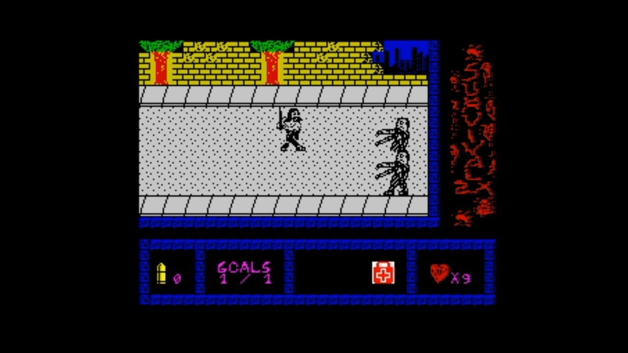 Survival ZX 128k (2018) Walkthrough, ZX Spectrum
