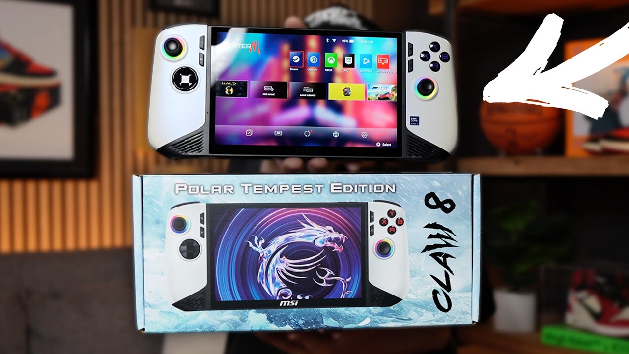 MSI Claw 8 Ai+ Polar Tempest White Unboxing: Hands-On With The NEW Handheld