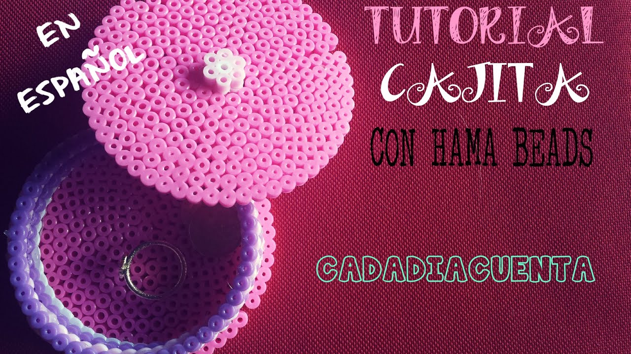 TUTORIAL CÓMO HACER UNA CAJA CON HAMA BEADS (PERLER BEADS)