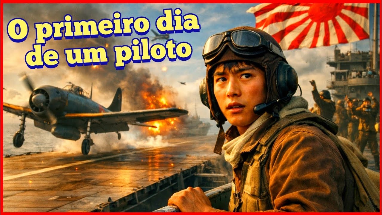 O primeiro dia de um piloto japonês novato na Marinha Imperial.