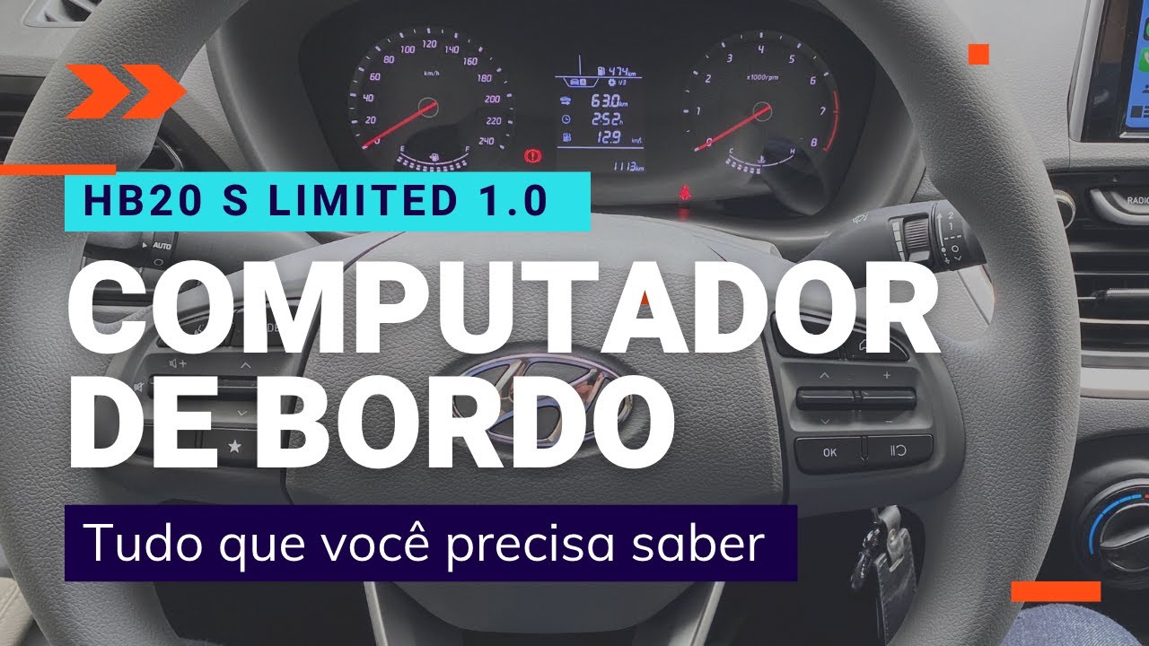 HB20 2023 - Computador de Bordo e Painel - Explicando cada função