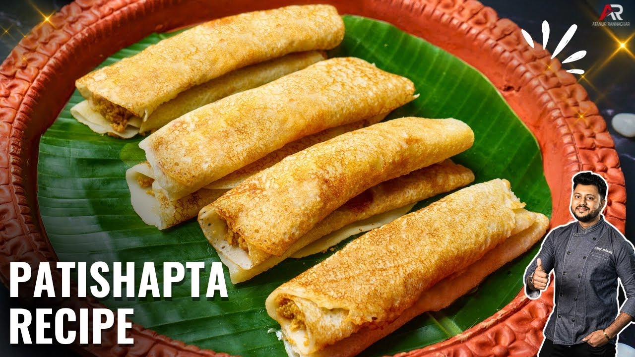 पाटिशप्टा पीठा रेसिपी | Patishapta Recipe In Hindi | Atanur Rannaghar Hindi | Pitha Recipe Hindi
