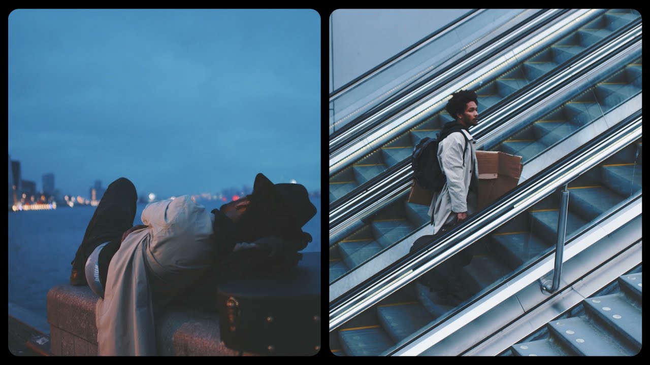 How To Use Split Screen Mattes | Split Screen Effect Walk Threw | Displacement FX