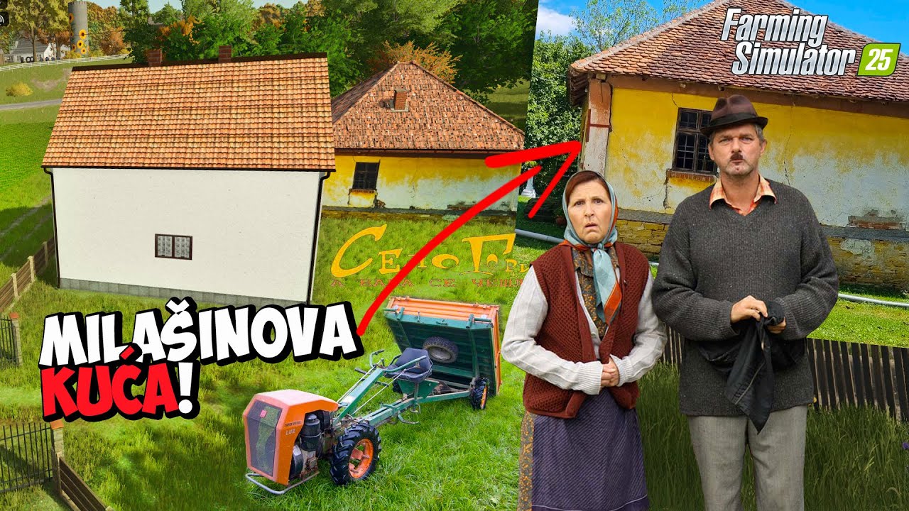 MILAŠINOVA KUĆA U PETLOVCU, VOZIM FREZU! *Selo gori a baba se češlja*