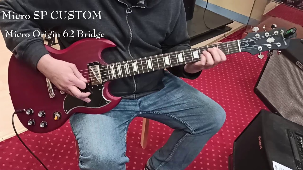 Comparaison micro Epiphone VS Micro SP Custom Origin