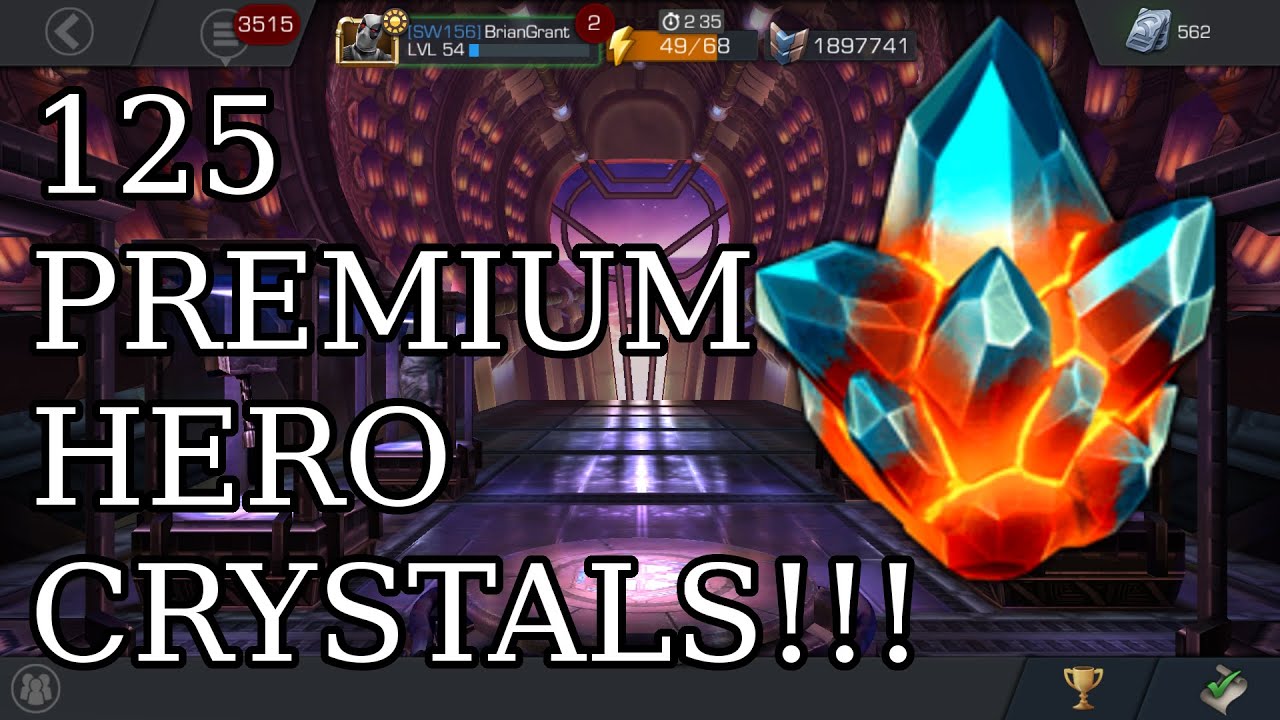 125 PREMIUM HERO CRYSTALS OPENED! - MCOC