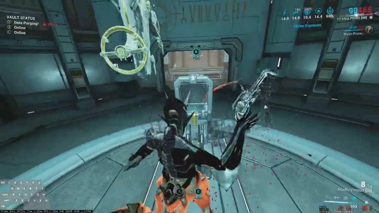 Warframe | Amalthea Any% Speedrun 45s