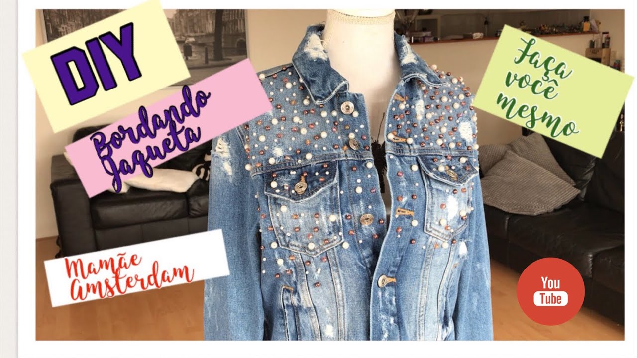 DIY  JAQUETA JEANS CUSTOMIZADA