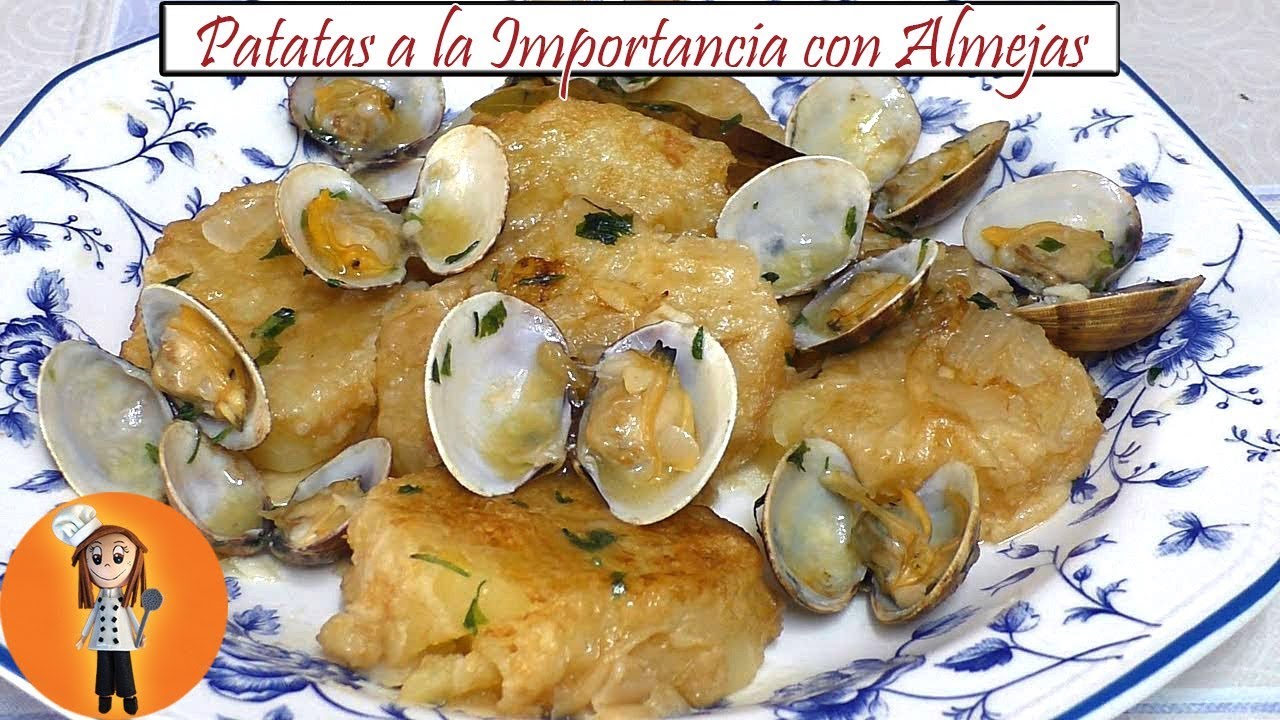 Patatas a la Importancia con Almejas en el Horno | Receta de Cocina en Familia