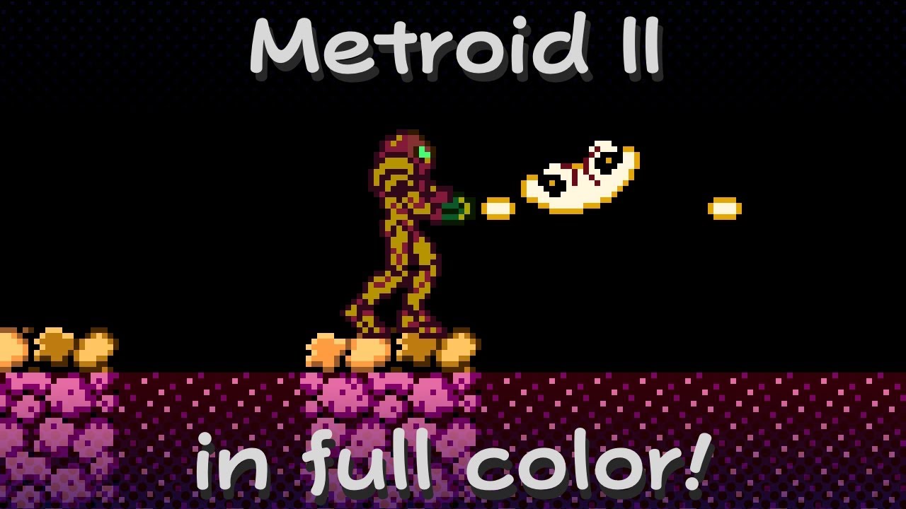 Metroid II: Return of Samus - Full Color Hack Showcase