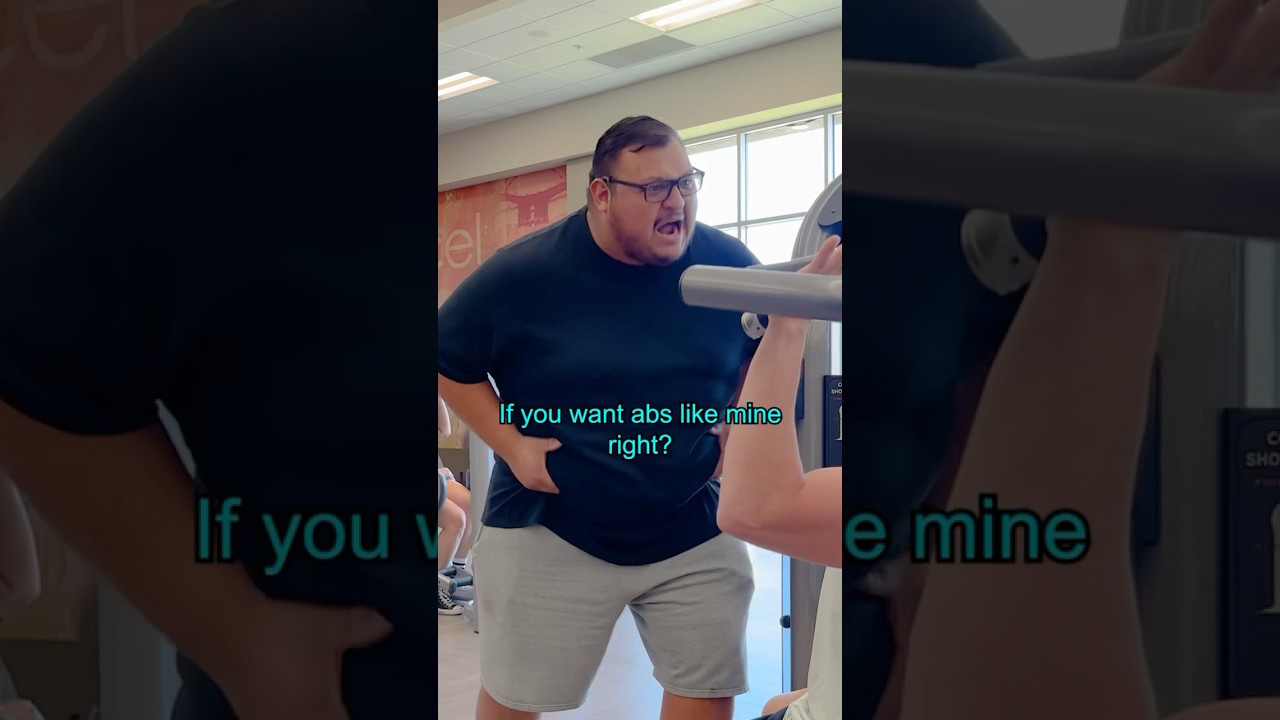 When gym trainers are fat&hellip; #shorts #funny #comedy #gym #gymlife #train #training