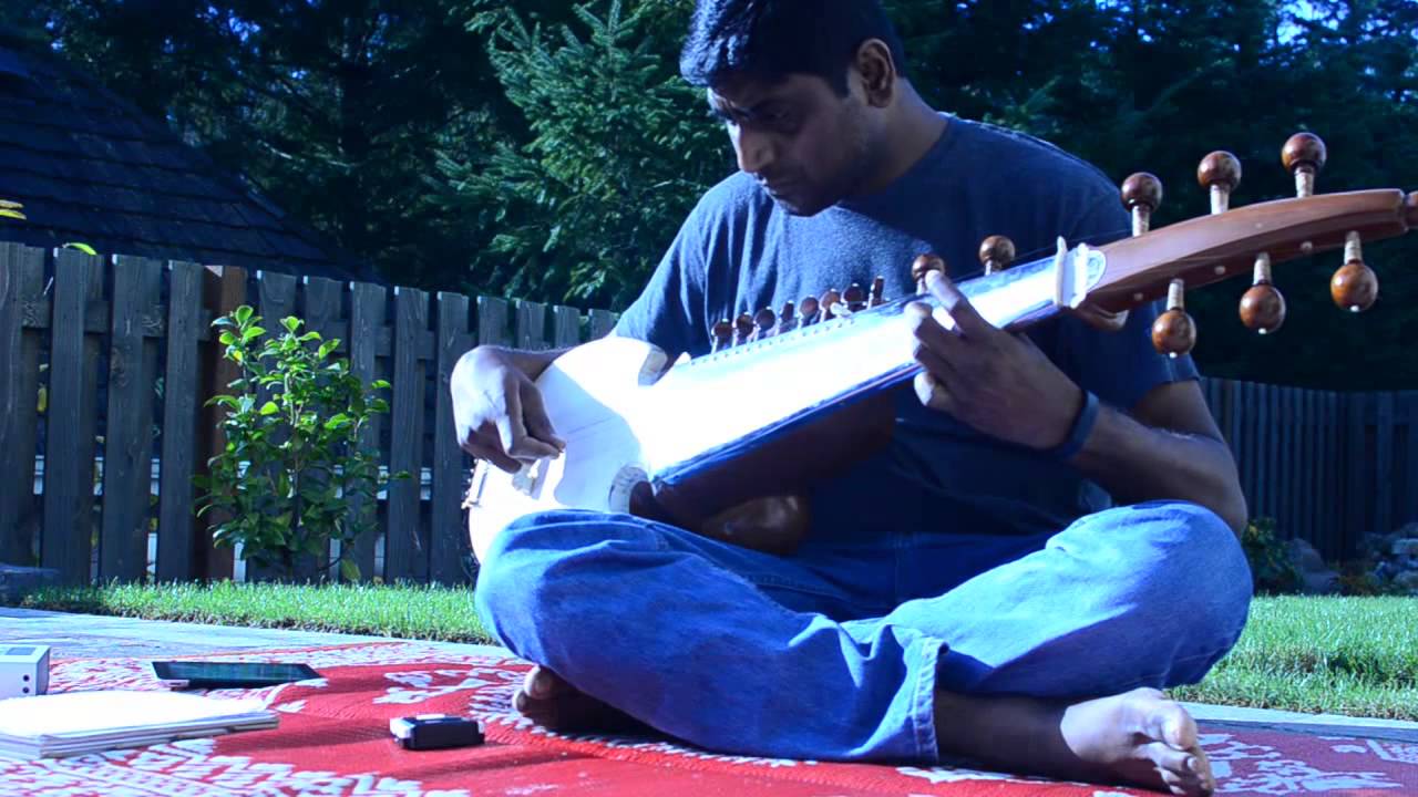 My first Sarod Lesson Video