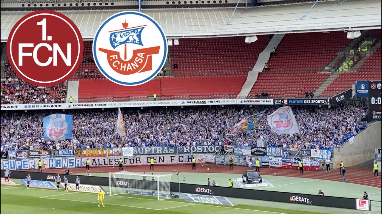 Brisanz und lautstarke Stimmung | 1. FC Nürnberg vs Hansa Rostock Groundhopping 21.05.23