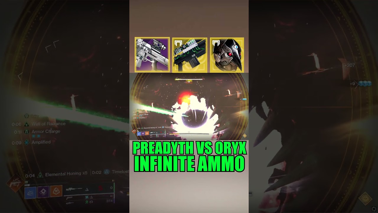 Infinite Preadyth's Revenge DESTROYS Oryx Kings Fall Raid Destiny 2