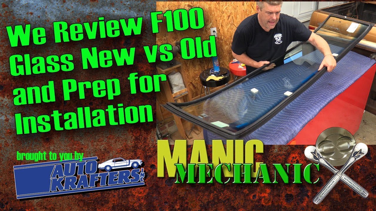 How To Windshield Replacement With Gasket F100 Part 2