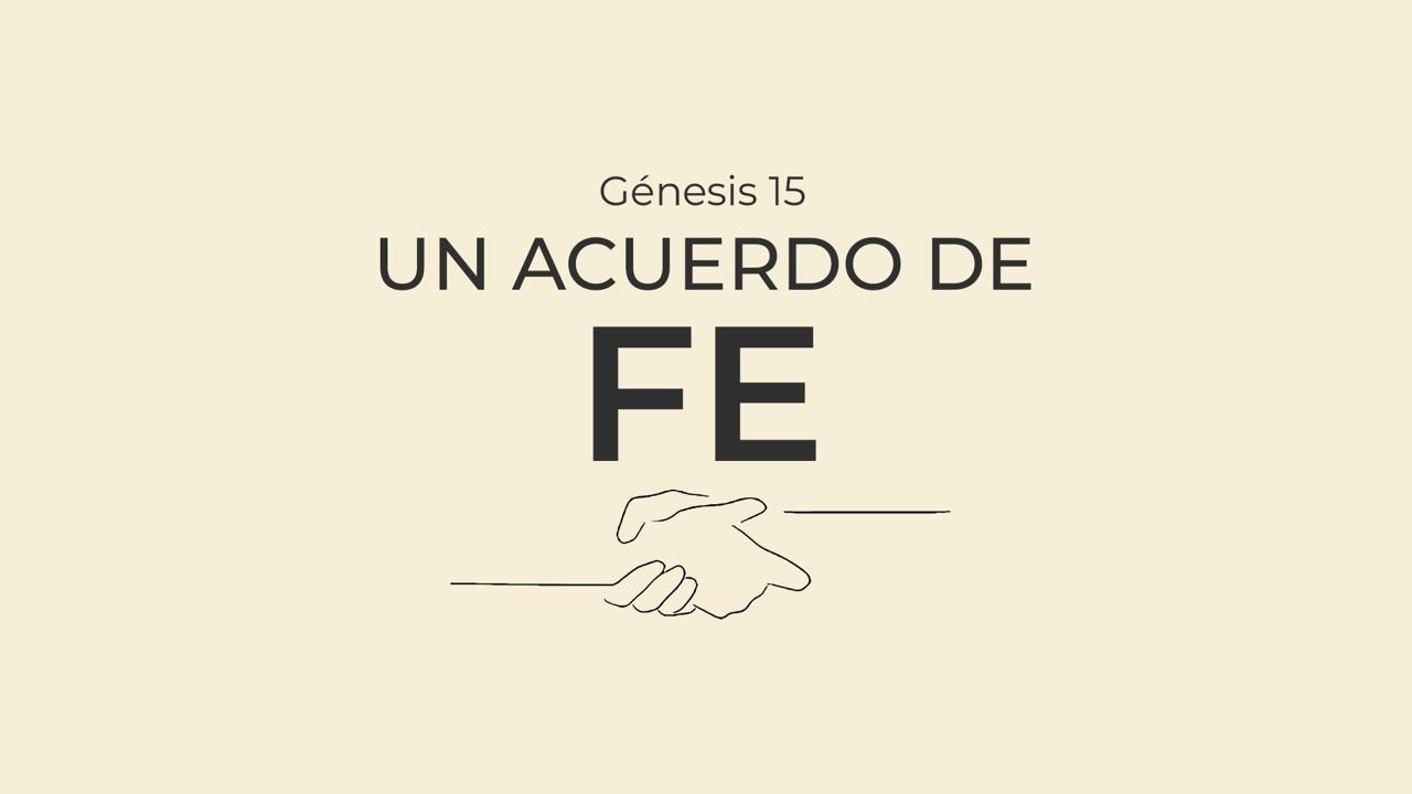 Un acuerdo de fe