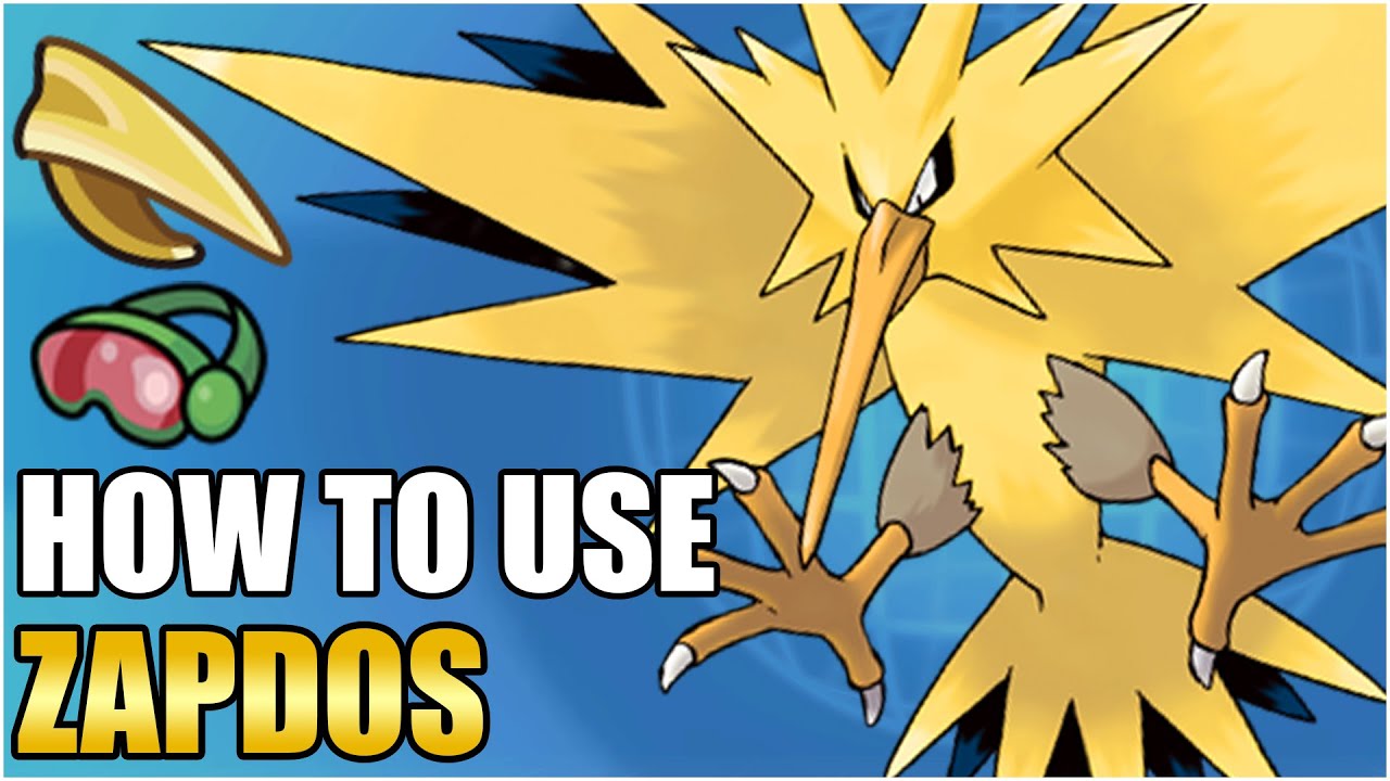 Best Zapdos Moveset Guide - How To Use Zapdos Competitive VGC Pokemon Scarlet and Violet
