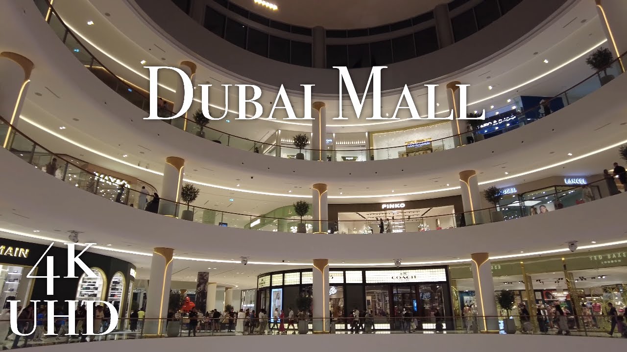 Dubai Mall Complete Virtual Walking tour ,4K, Burj khalifa,
