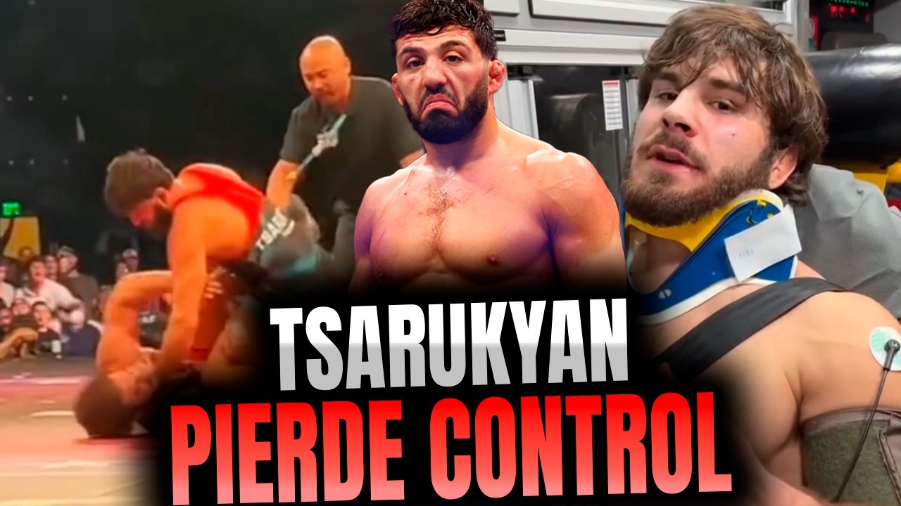 TSARUKYAN PIERDE CONTROL EN EVENTO DE LUCHA | Arman Tsarukyan vs Georgio Poullas