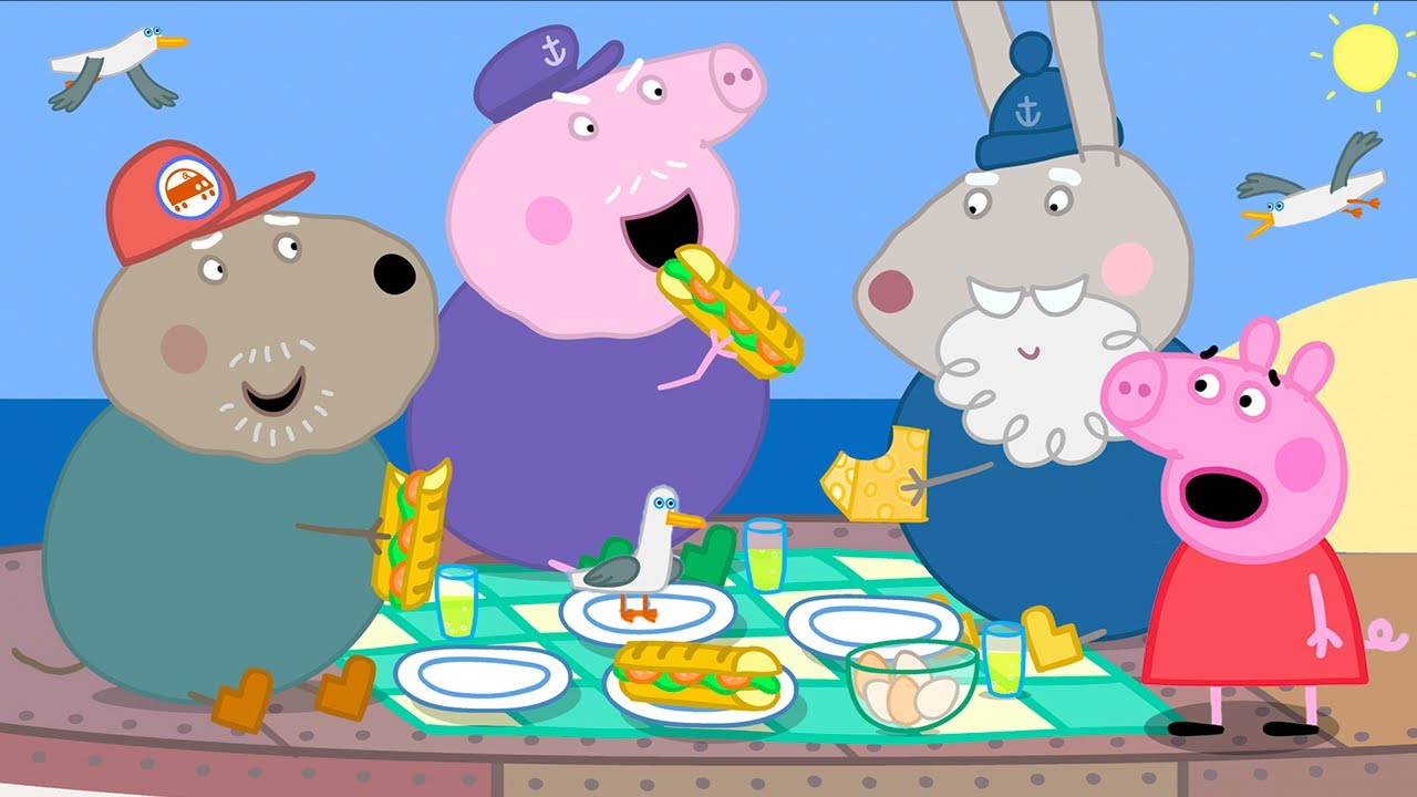 Yummy Picnic At Sea 🥪 🐷 Best of Peppa Pig Full Episodes