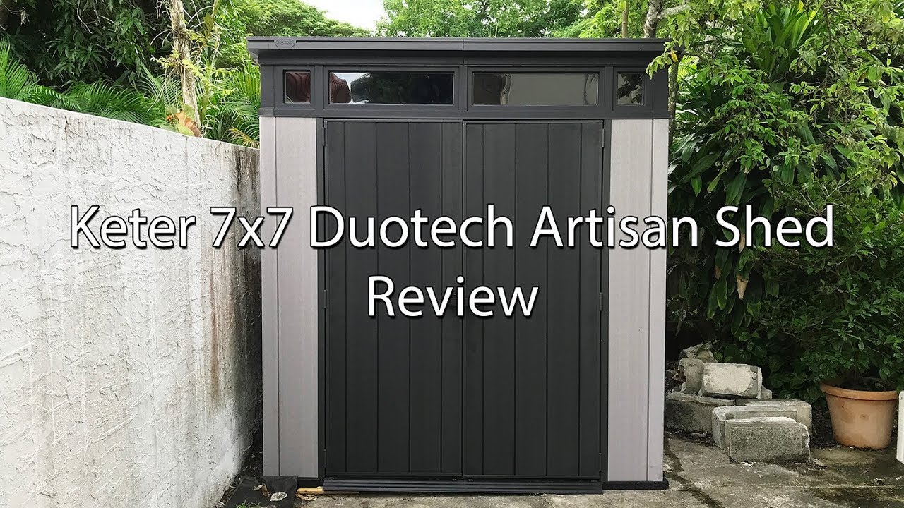 Costco Keter 7x7 Artisan DuoTech/DecoCoat/Signature Shed Review