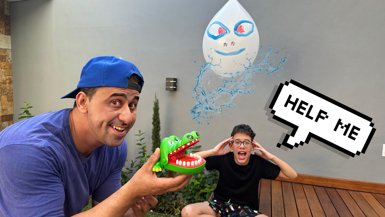 QUEM PERDER LEVA BALÃO de ÁGUA!!!