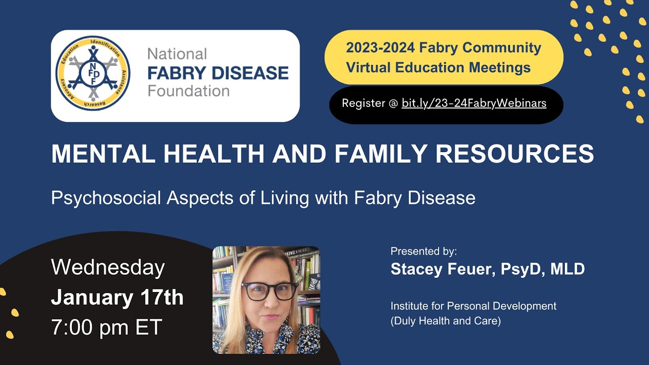 Psychosocial Aspects of Living with Fabry Disease