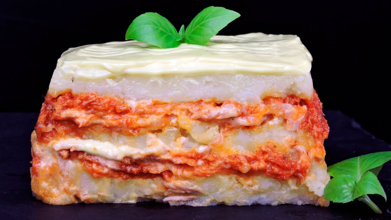 Pastel de patata y atún (sin horno)