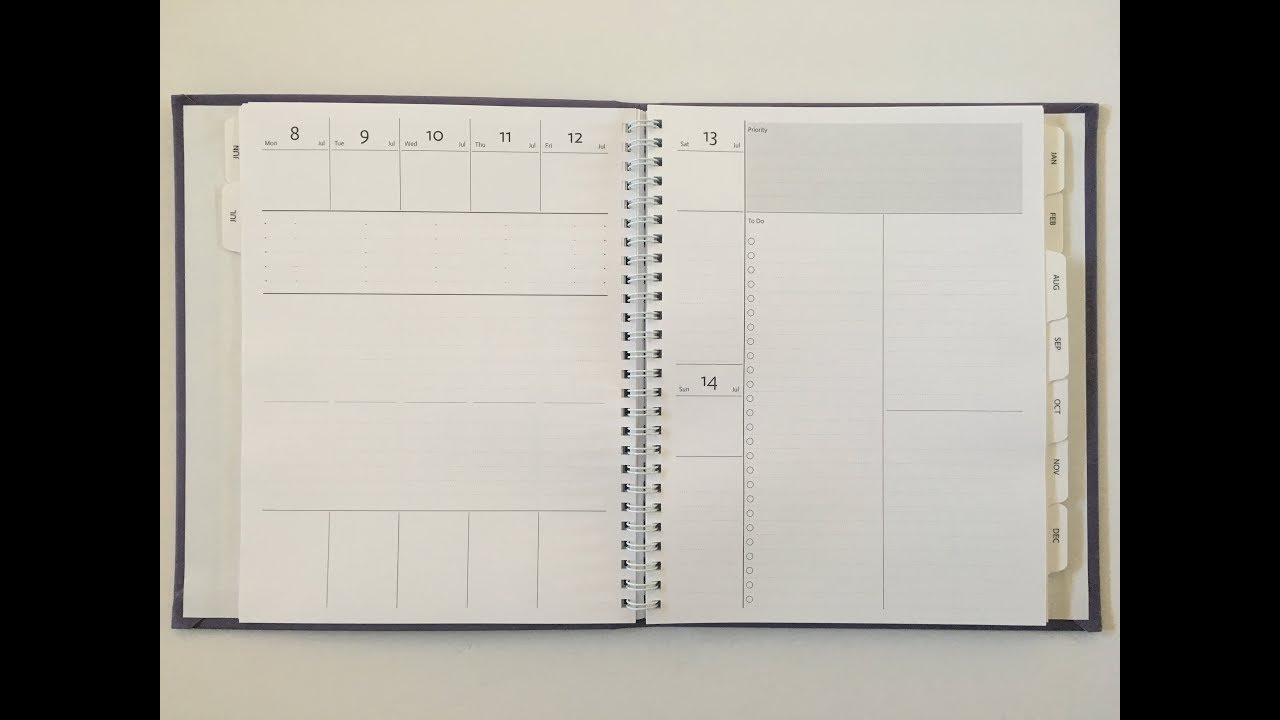 Agendio Weekly Planner Review - Vertical Layout (completely custom planner!)