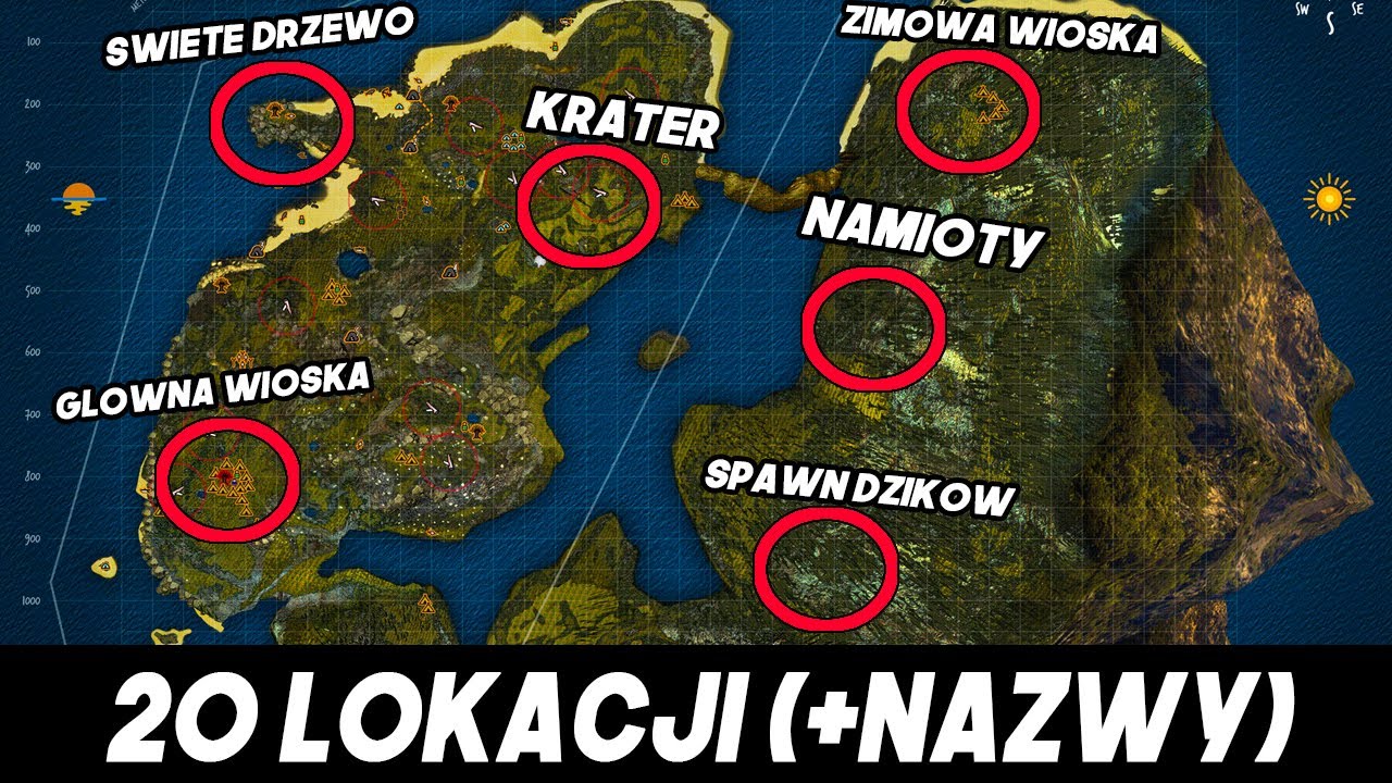20 LOKACJI W THE FOREST! (+NAZWY)