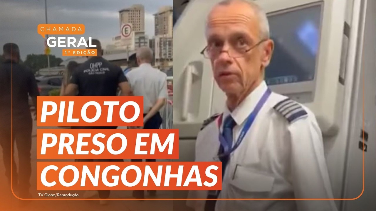 PILOTO É PRESO dentro de avião suspeito de manter rede de abuso sexual infantil | Chamada Geral 1