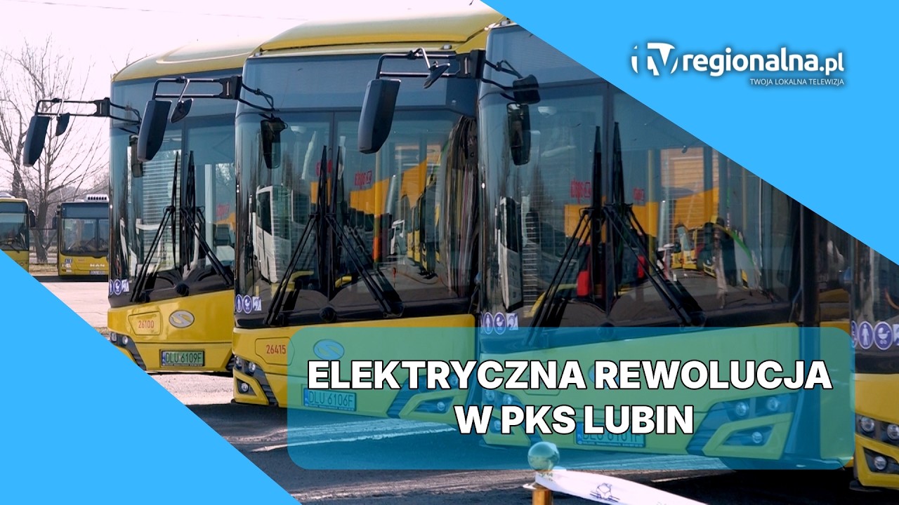 Lubin. 12 nowych autobusów elektrycznych dla Lubina