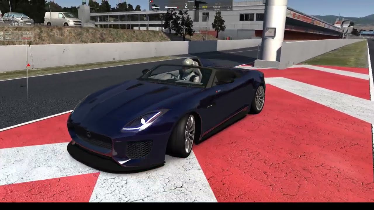 Assetto Corsa jaguar project r ks barcelona layout gp 2025 03 19