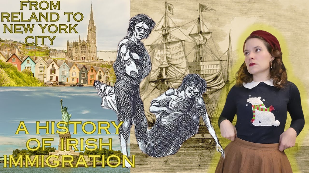 From Ireland to New York City. A history of the peaks of Irish Immigration to America