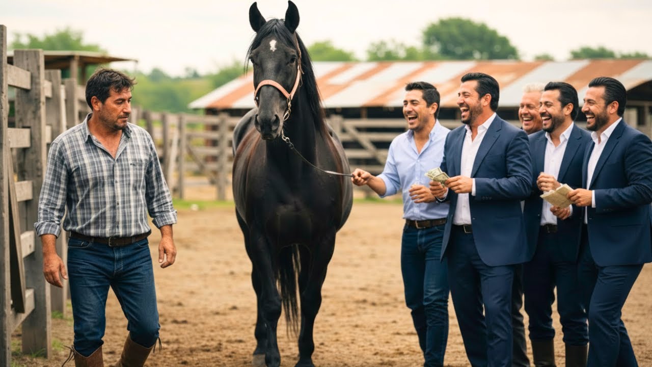30 HOMBRES RICOS APOSTARON CONTRA UN PEÓN HUMILDE… Y EL CABALLO LO CAMBIÓ TODO