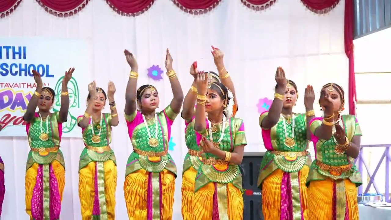 SSMHSS ||ANNUAL SAPTRANG|| Bharatham Dance || 25-26