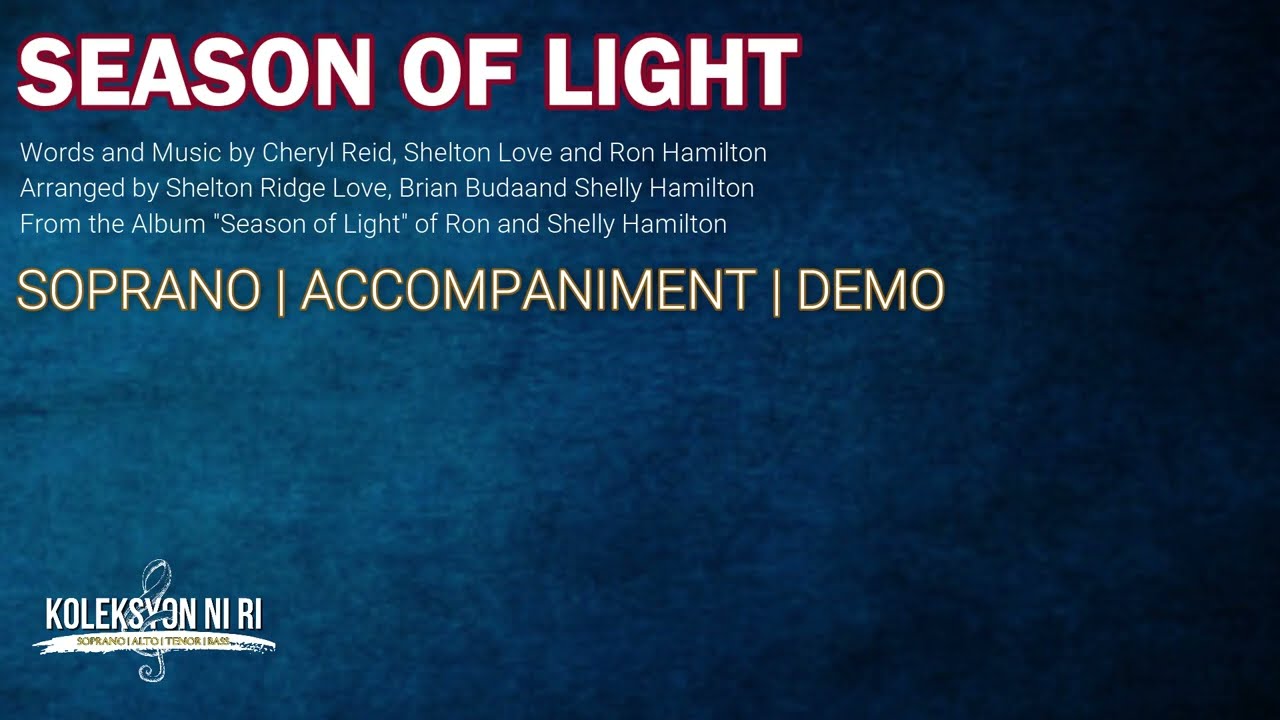 Season of Light | Soprano | Piano