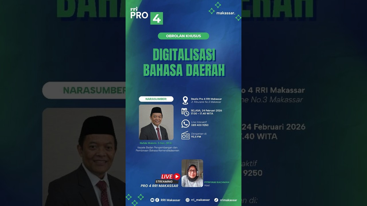 DIGITALISASI BAHASA DAERAH - Selasa, 24 Februari 2026
