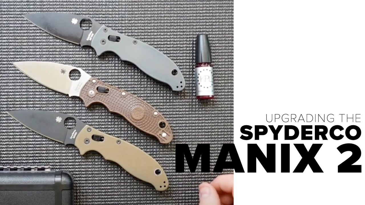 Modding the Spyderco Manix 2 - Major Upgrade!