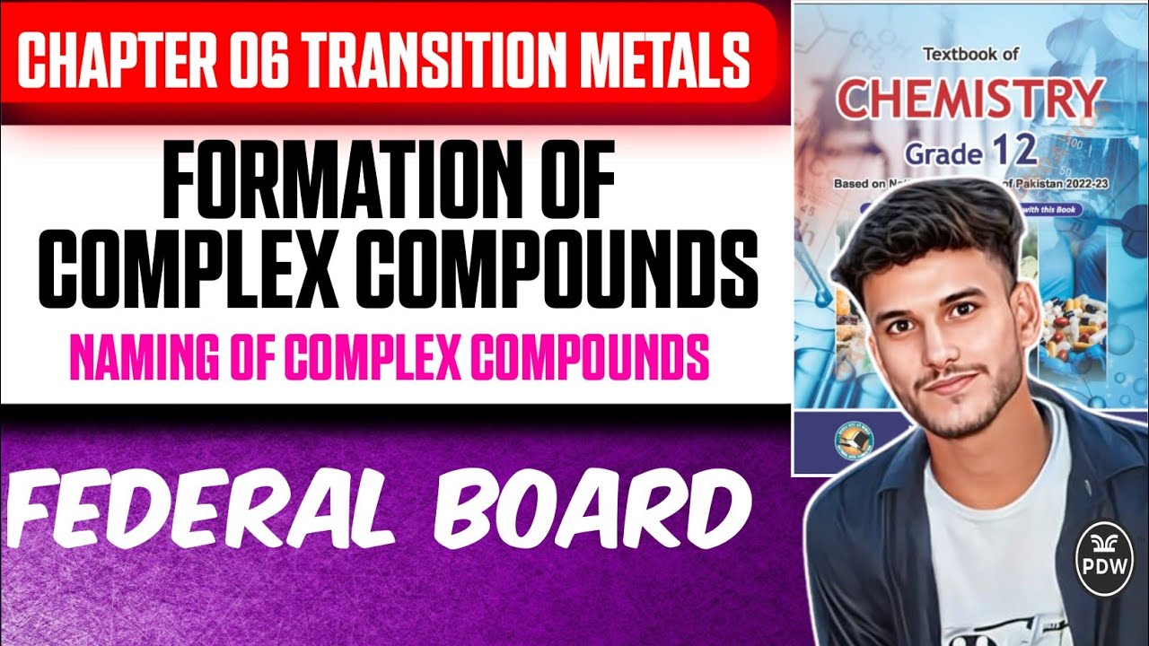 Formation & Naming of Complex Compounds | Unit 6 Transition Metals | Class 12 Chemistry | FBISE