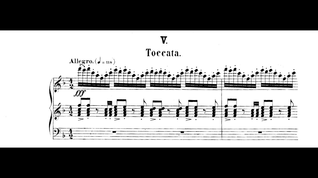 Charles-Marie Widor -- Organ Symphony No. 5 in F Minor -- Score