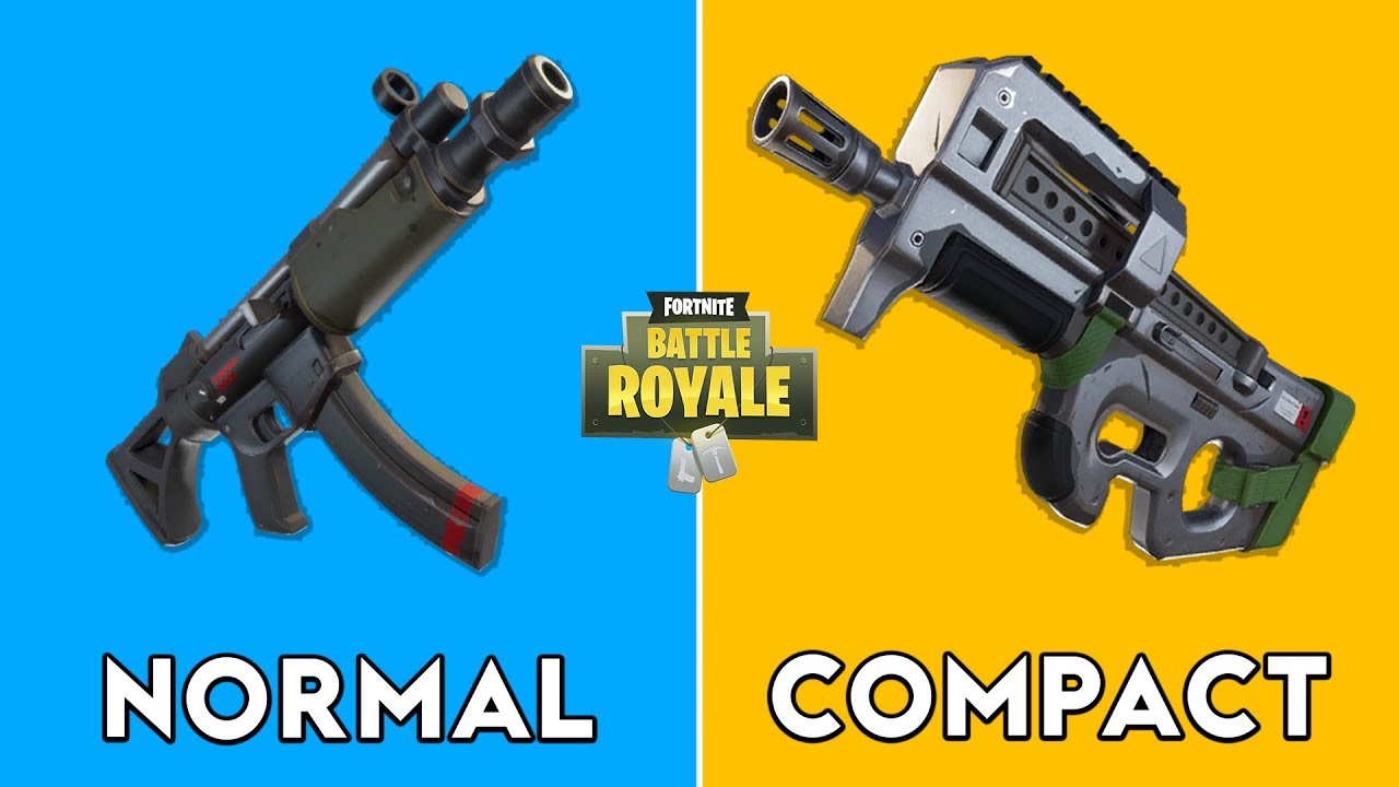 Blue SMG vs Gold Compact SMG